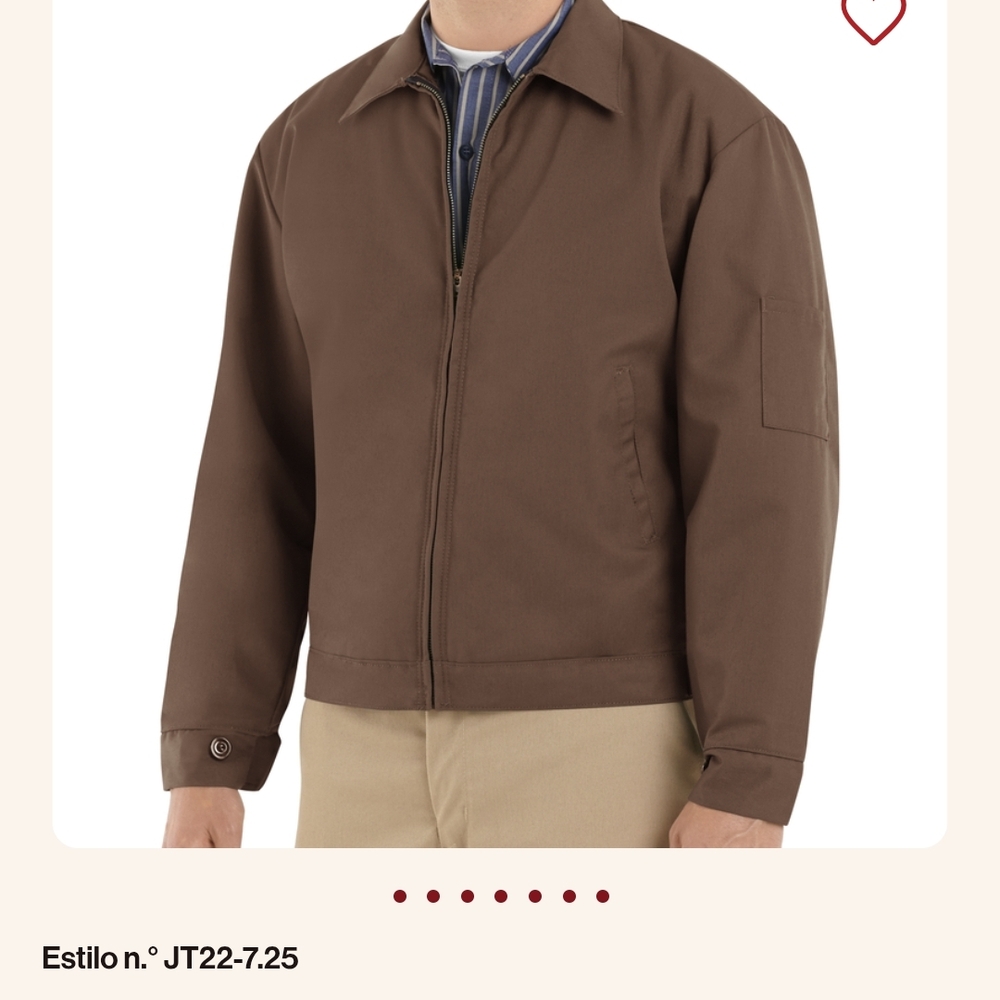 Red Kap Lightweight Eisenhower Work Jacket Regula… - image 1